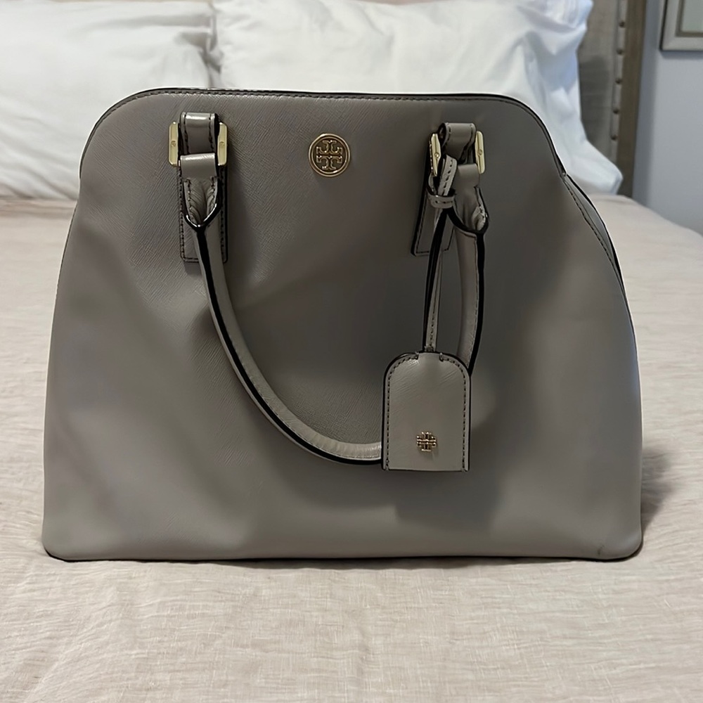 Beige/Grey Tory Burch Purse